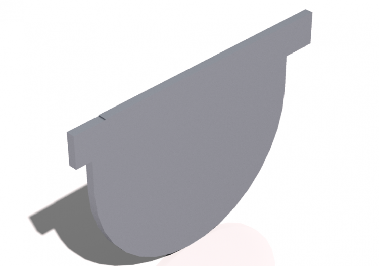 Chiusura per Grondaia [Profilo 04] 200x280mm - ACCA...