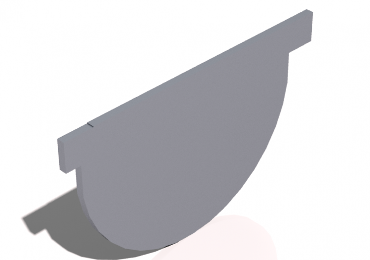Chiusura per Grondaia [Profilo 04] 200x320mm - ACCA...