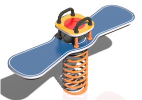 3D Playgrounds - Playground polyethylene spring toy - Holzhof - CANDY XFLM130
