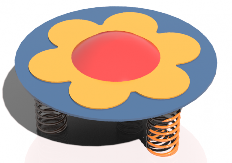 3D Playgrounds - Playground polyethylene spring toy -...