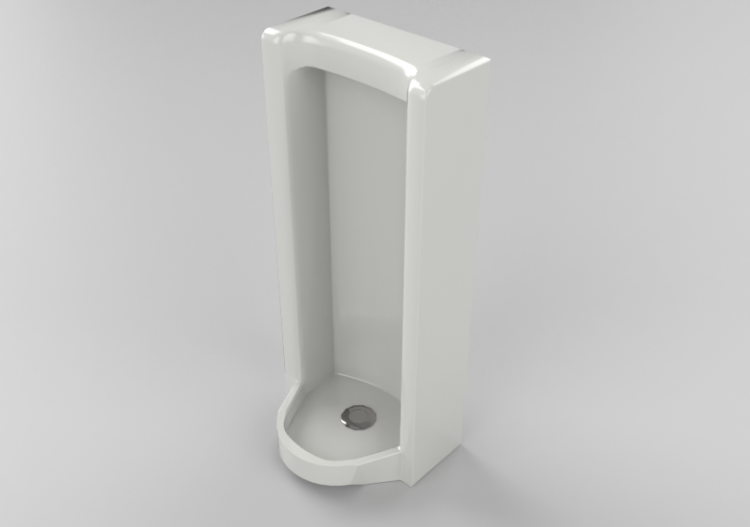 Vase 3D - Urinoir au sol - ACCA software