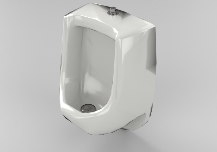 3D Vases - Wall mounted Urinal - ACCA software