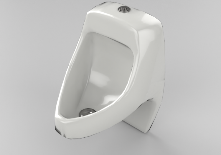3D Vases - Wall mounted Urinal - ACCA software