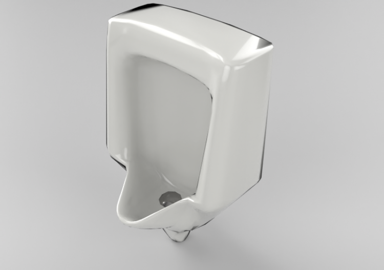Vasos 3D - Mictório de parede - ACCA software