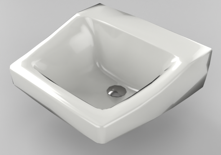 Lavabos 3D - Lavabo bain suspendu 50x45cm - ACCA software