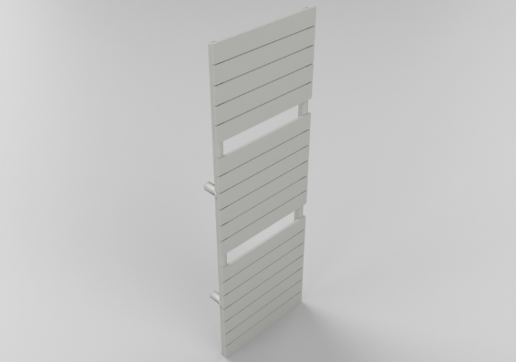 Radiator and fan coil units 3D - Heated towel rack 150x50cm...