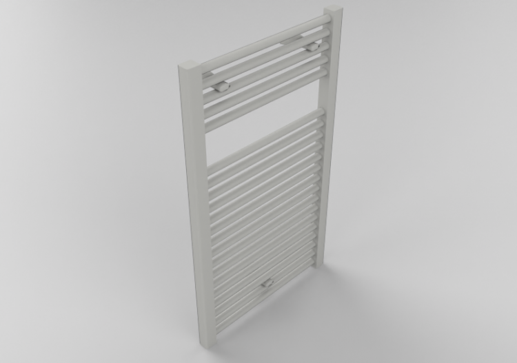 Radiator and fan coil units 3D - Heated towel rack 75x45cm...