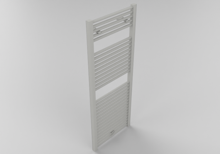 Radiator and fan coil units 3D - Heated towel rack 115x45cm...
