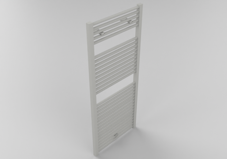 Radiator and fan coil units 3D - Heated towel rack 115x50cm...