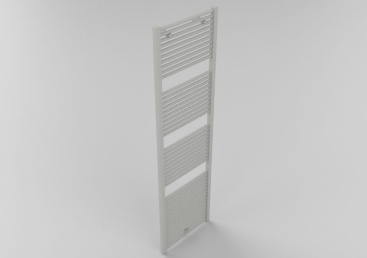 Radiator and fan coil units 3D - Heated towel rail 175x50cm...