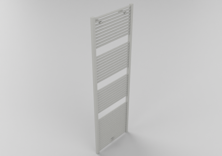 Radiator and fan coil units 3D - Heated towel rack 175x55 -...