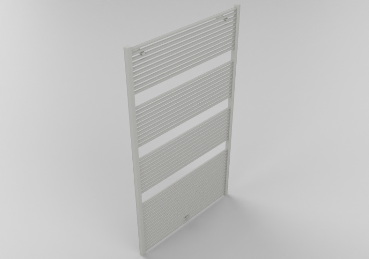 Radiator and fan coil units 3D - Heated towel rail...