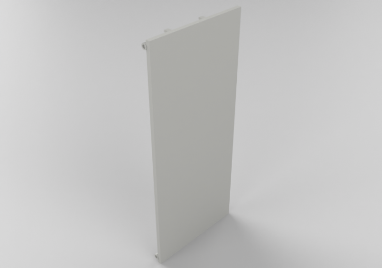 Radiator and fan coil units 3D - Heated towel rack 120x50cm...