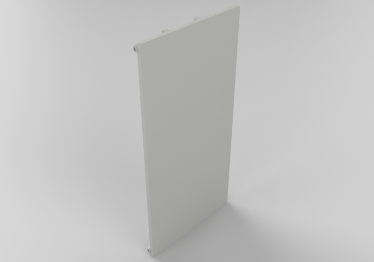 Radiator and fan coil units 3D - Heated towel rail 120x60cm...