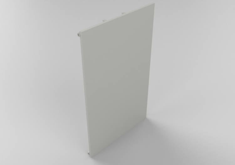 Radiator and fan coil units 3D - Heated towel rack 120x75cm...