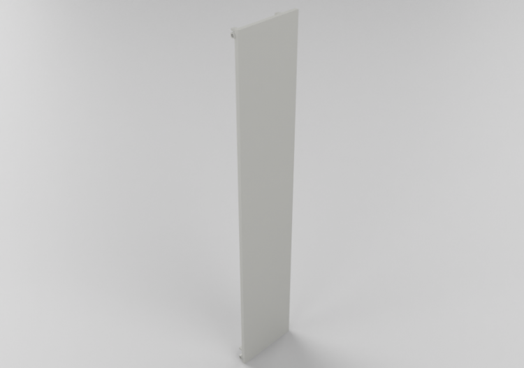Radiator and fan coil units 3D - Heated towel rack 200x40cm...
