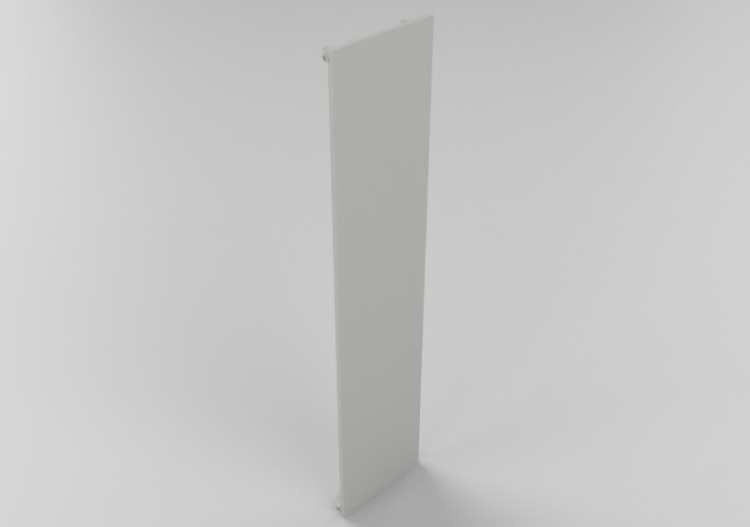 Radiator and fan coil units 3D - Heated towel rack 200x45cm...