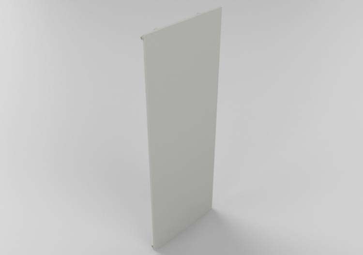 Radiator and fan coil units 3D - Heated towel rail 200x75cm...