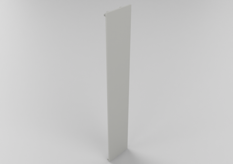 Radiator and fan coil units 3D - Heated towel rail 220x40cm...