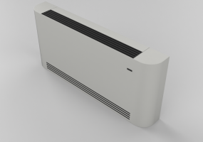 Radiador y Ventilconvector 3D - Termoconvector de pared 120x55cm