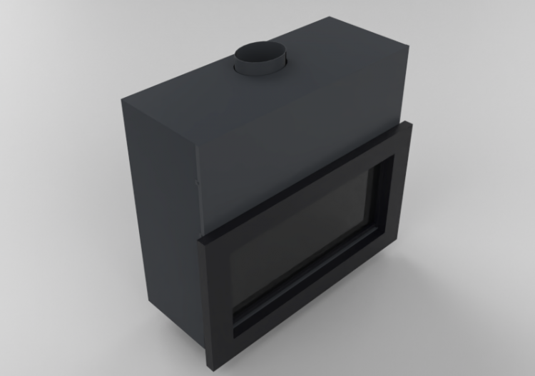3D Boiler - Holzkamin – Solzaima – Trevi 850 - ACCA...