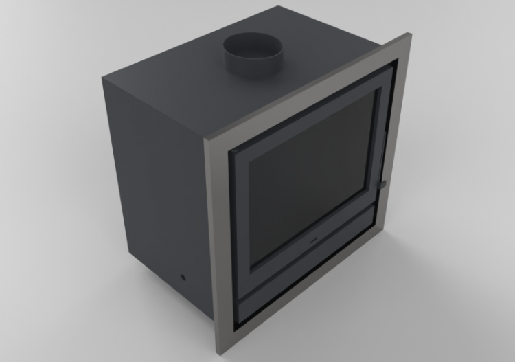 3D Boiler - Wood Burning Fireplace - Solzaima – Siena -...