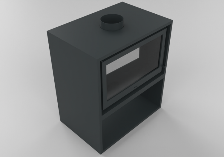 Caldera 3D - Estufa de leña – Solzaima – Basic Box - ACCA...