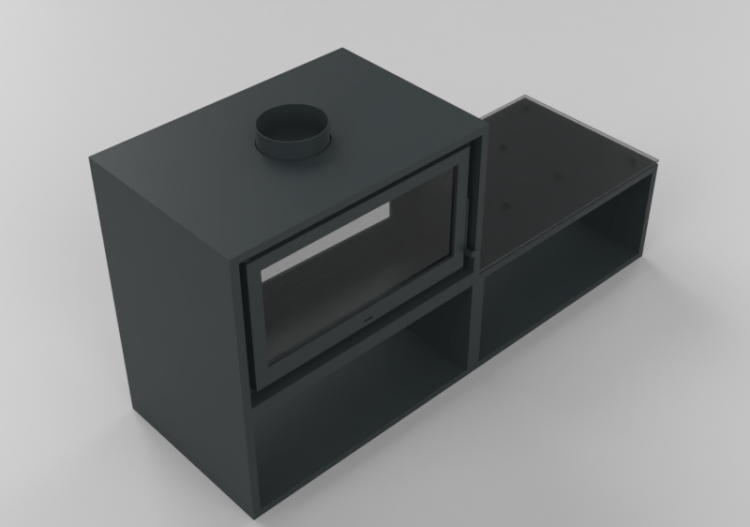 Caldaia 3D - Stufa a legna – Solzaima – Duo Box - ACCA...
