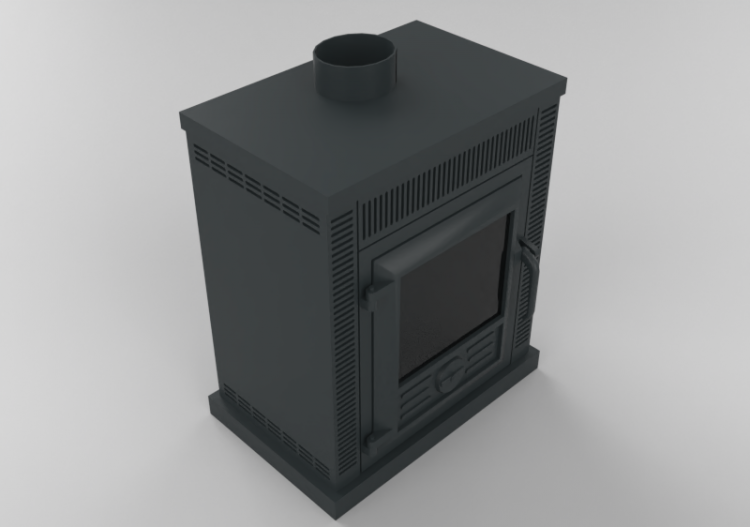 3D Boiler - Fogão a lenha – Solzaima – M20 - ACCA software