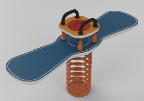 3D Playgrounds - Playground polyethylene spring toy - Holzhof - CANDY XFLM130