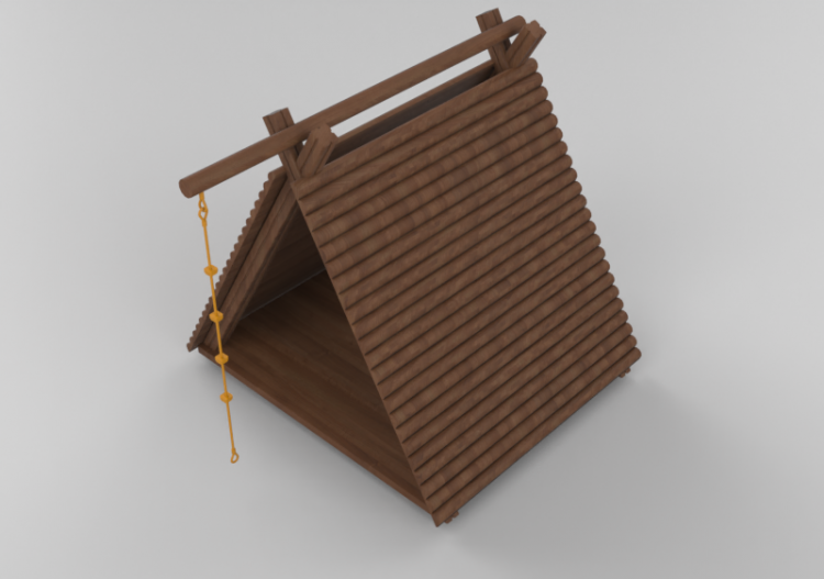 3D Playgrounds - Tent tot house - Holzhof - TENDA XC11 -...