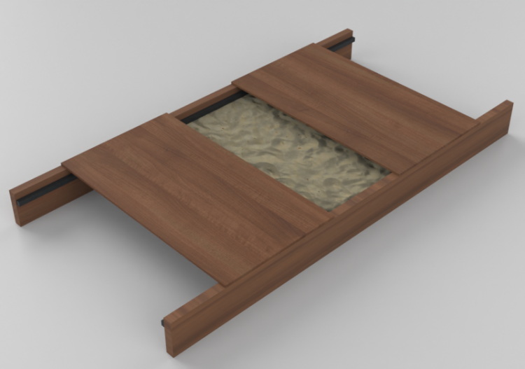 3D Playgrounds - Sandpit 396x200cm - Holzhof - SANDPIT...