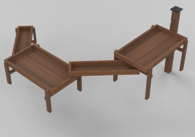 Parc Jeux 3D - Structure de jeu 314x301cm - Holzhof –...