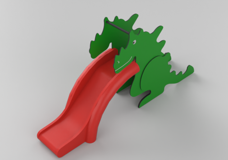 3D Playgrounds - Slide Toy 321x70cm - Holzhof – GRISSY...