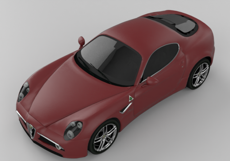 Automobiles 3D - Alfa Romeo R8 - ACCA software