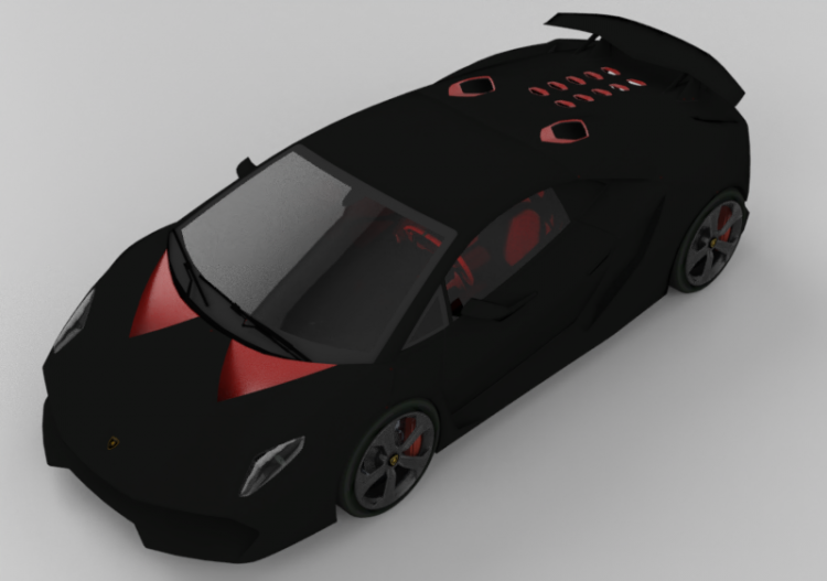 Automóviles 3D - Lamborghini Sesto Elemento - ACCA software