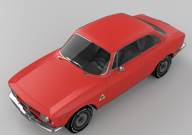 Automobiles 3D - Alfa Giulia 1963 - ACCA software