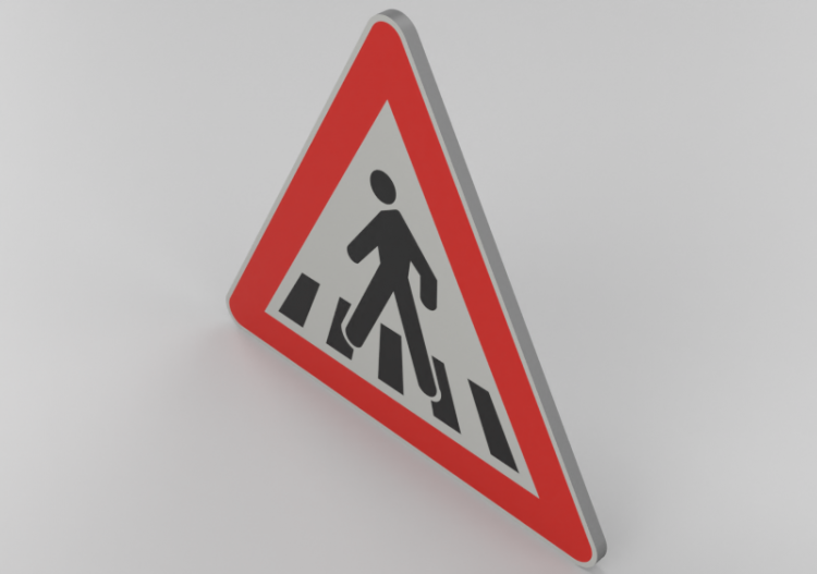 Señalización 3D - Paso de peatones - ACCA software