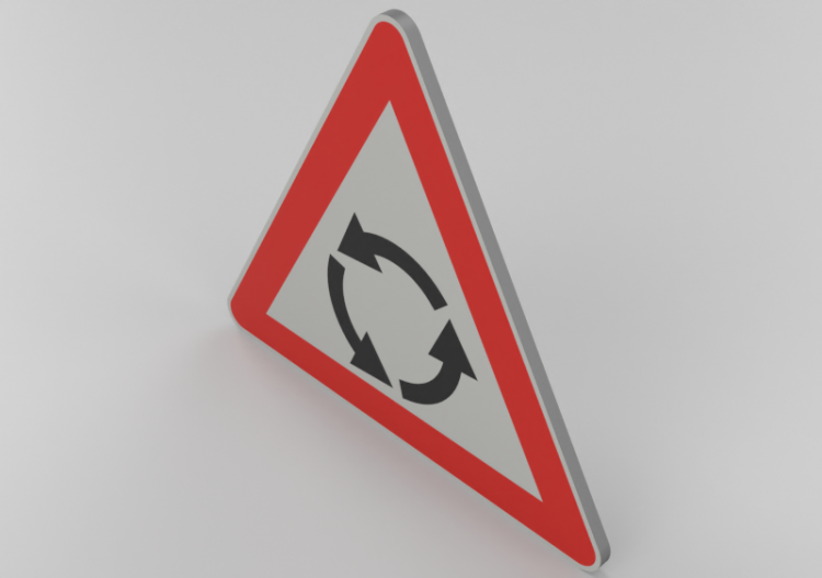 Signalisations 3D - Roundabout - ACCA software