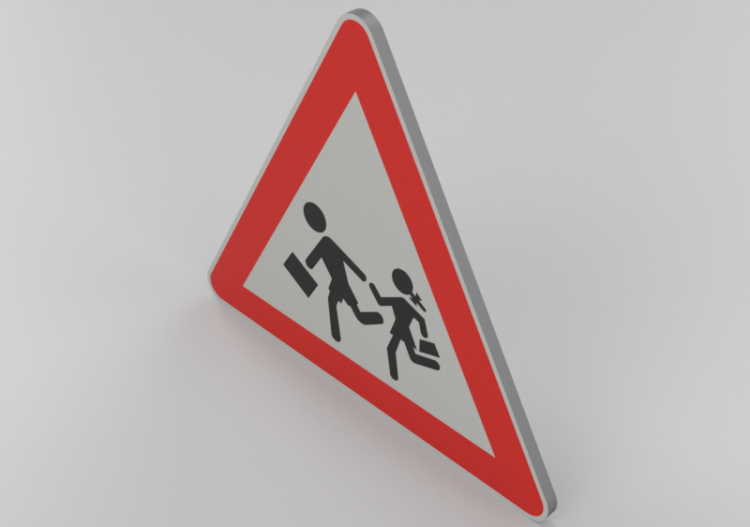 Signalisations 3D - Presence of Children - ACCA software
