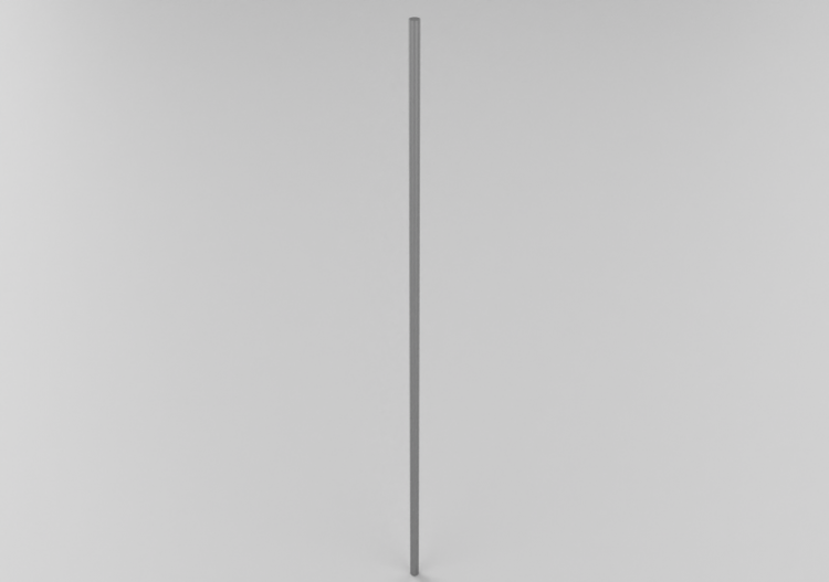 3D Verkehrszeichen - Rohrprofil für Verkehrszeichen 330cm -...