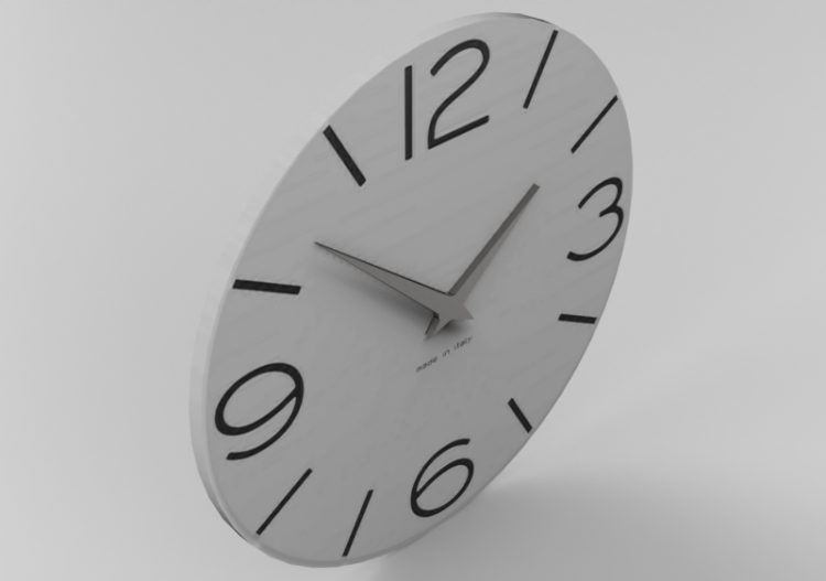 3D Uhren - Wanduhr - ACCA software