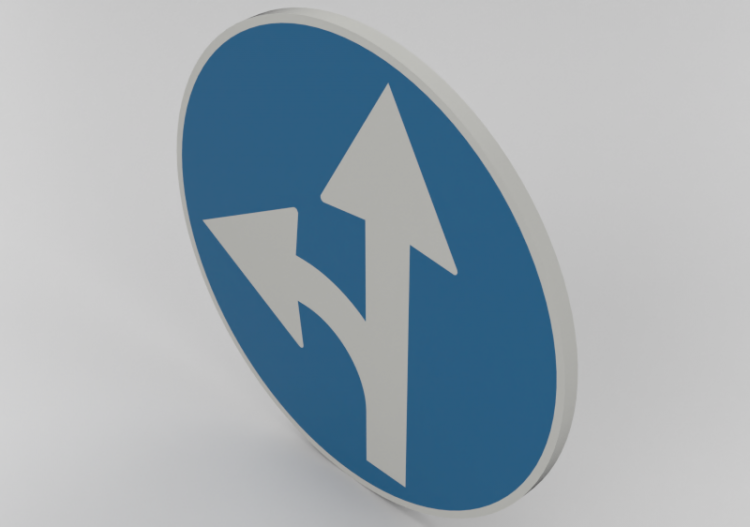 3D Signage - 可行的方向（左右） - ACCA software