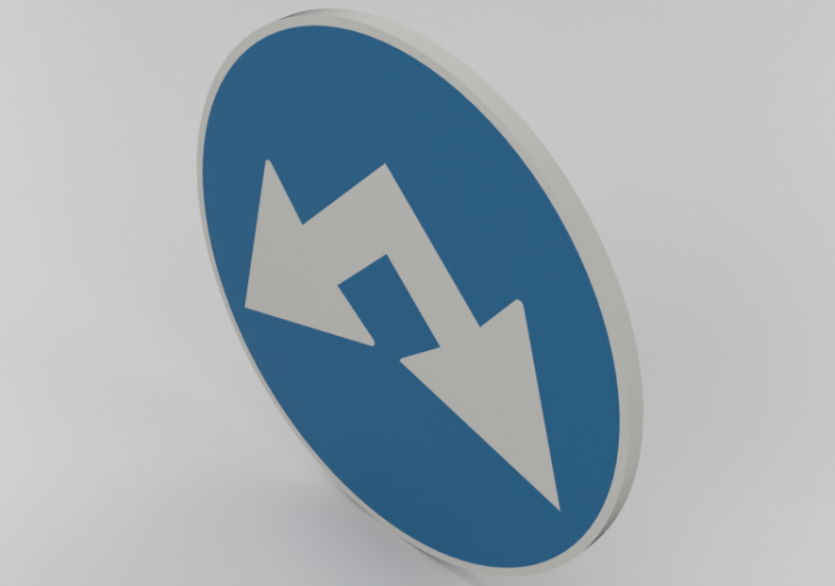 Segnaletica 3D - Passaggi consentiti - ACCA software