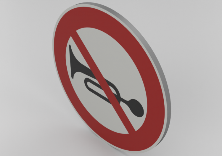 Signalisations 3D - Interdiction de signaux sonores - ACCA...