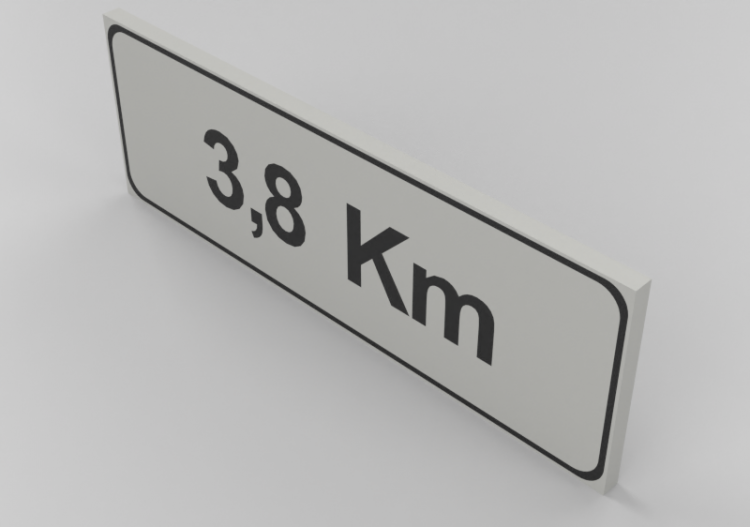 3D Signage - Distance - ACCA software
