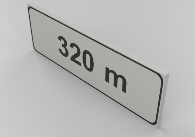 Sinalização 3D - Distância - ACCA software
