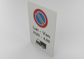 3D Signage - No temporary parking
