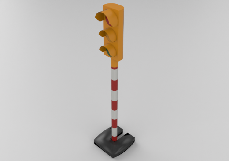 3D Verkehrszeichen - Verkehrsampel - ACCA software