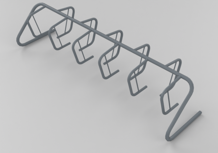 Accessori 3D - Portabiciclette da terra - ACCA software